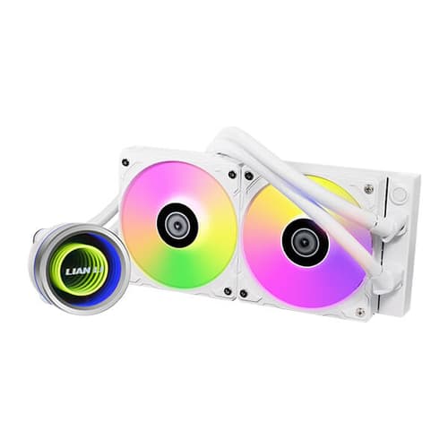 Lian Li Galahad II Trinity ARGB 240mm CPU Liquid Cooler (White)